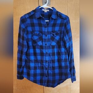 Blue and Black Flannel
